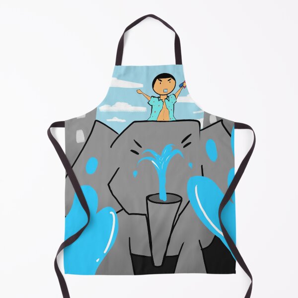 Item preview, Songkran Festival Cartoon – Elephant Celebration designed and sold by lil1st.