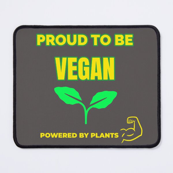 Item preview, Proud to be Vegan, Powered by plants designed and sold by MANIFESTHYPE - Fashion and Accessories.