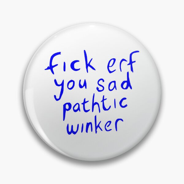 Item preview, Rik Mayall Bottom Fick Erf You Sad Pathtic Winker Text Version Inspired Essential T-Shirt designed and sold by ClemWear.
