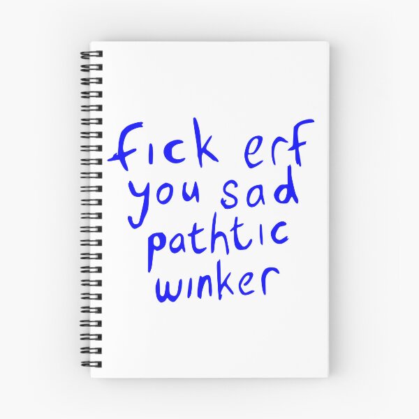 Item preview, Rik Mayall Bottom Fick Erf You Sad Pathtic Winker Text Version Inspired Essential T-Shirt designed and sold by ClemWear.