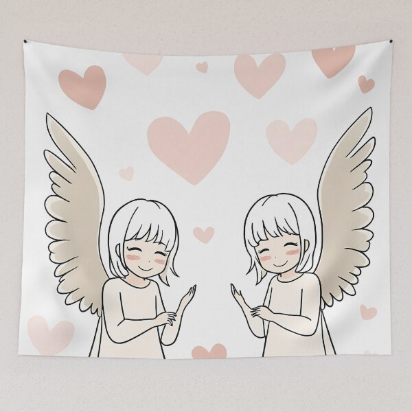 Item preview, Valentine angels two designed and sold by snow7767.
