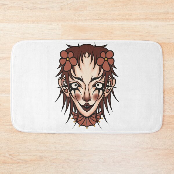 Item preview, Creepy flower clown girl designed and sold by n1ckeatsyarn.