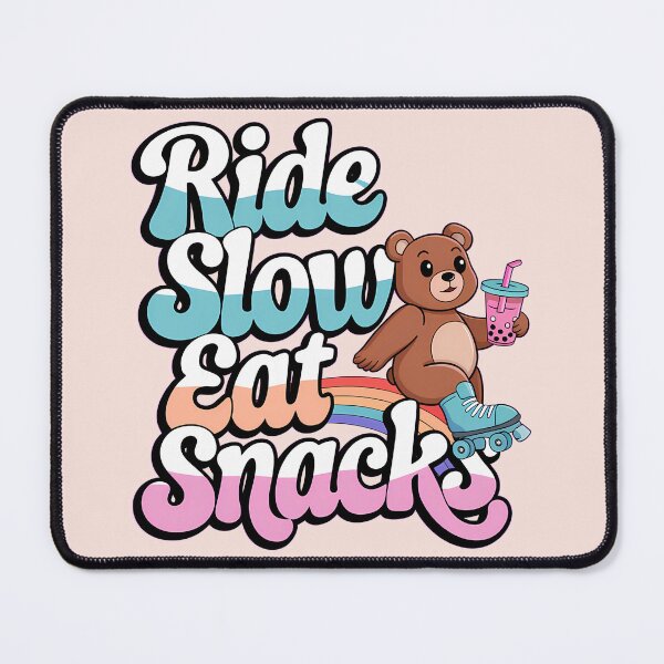 Item preview, Ride Slow Eat Snacks, Funny Gift for Streetwear Lovers designed and sold by MikeKart.