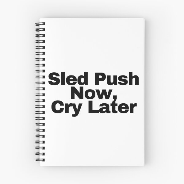 Item preview, Sled Push Now, Cry Later - Hyrox Workout Motivation Shirt  designed and sold by InkVibes21.
