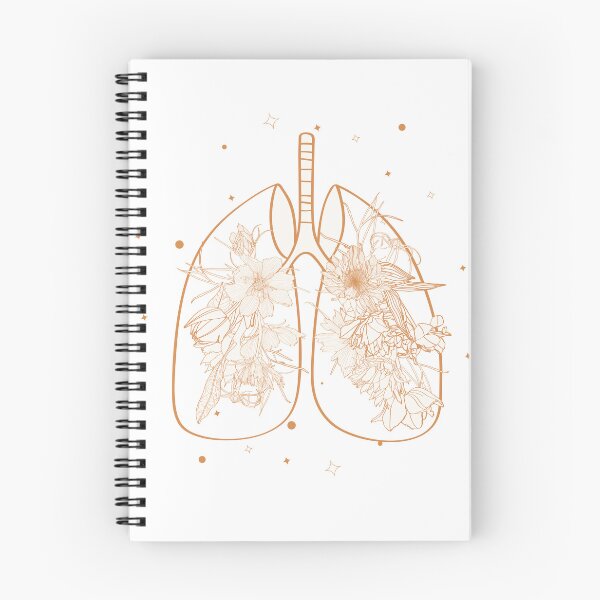 Item preview, Lungs with flowers, line art.  designed and sold by MatyKotiv.