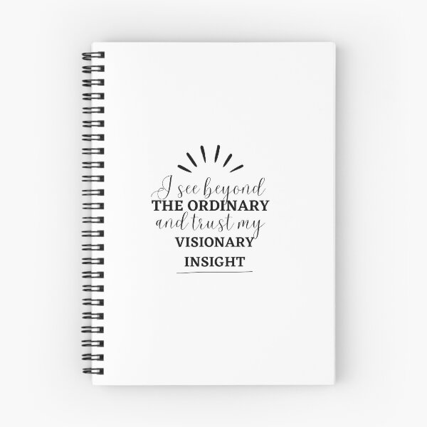 Item preview, I see beyond the ordinary and trust my visionary insight designed and sold by Yourgain.