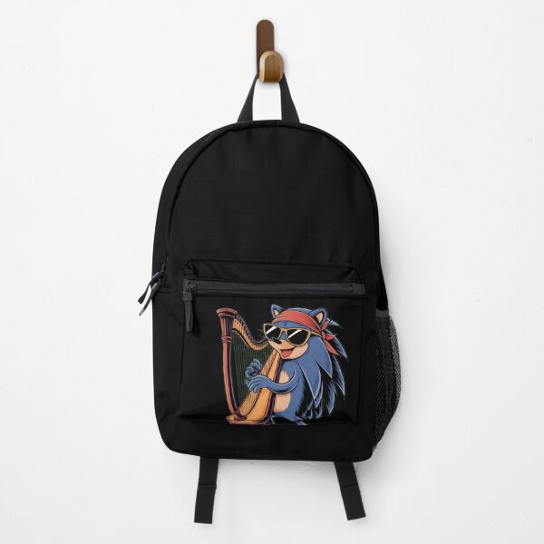 Item preview, Crazy hedgehog playing harp designed and sold by A-Szczesniak.