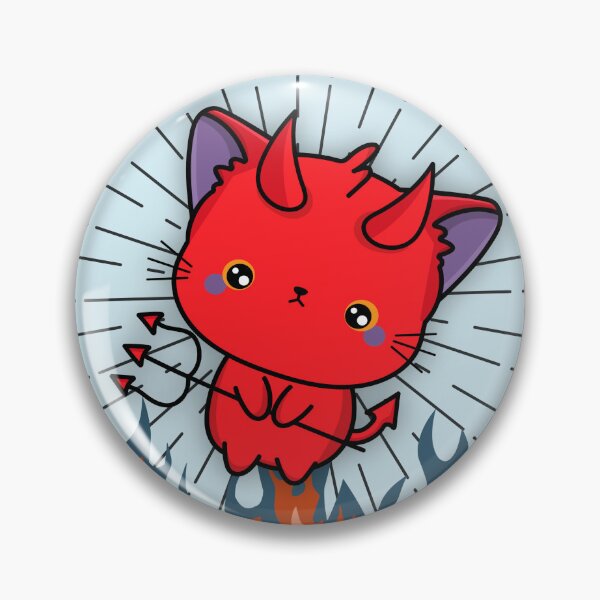 Item preview, Kawaii Devil Cat Tarot Card Gothic Design designed and sold by Mombacho Arts.