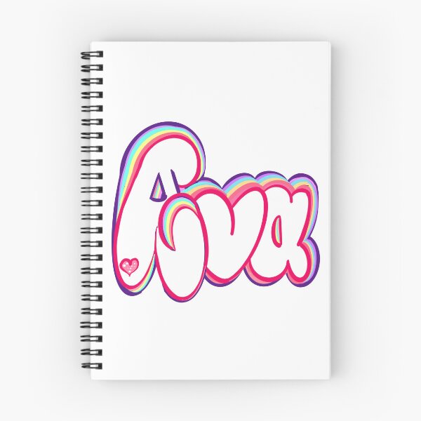 Item preview, Ava popular girls first name in white with pastel rainbow outline. Personalized personalised customised name Ava designed and sold by Artonmytee.