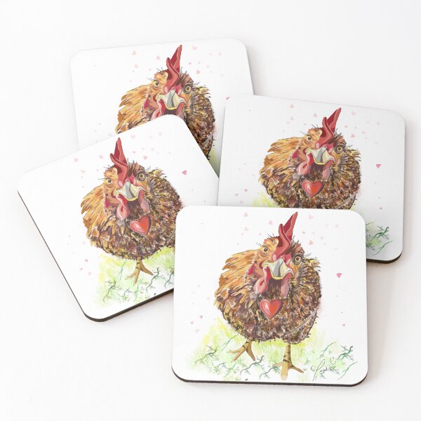 Item preview, Chick with a big heart by Pascale Breton designed and sold by Pascale Breton.
