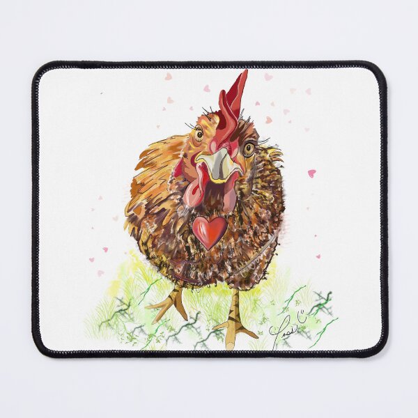Item preview, Chick with a big heart by Pascale Breton designed and sold by Pascale Breton.