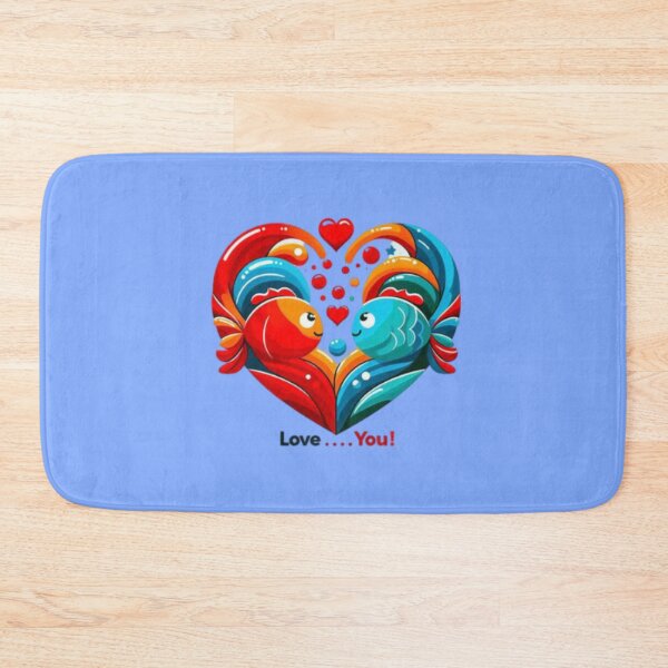 Item preview, Cute FISH LOVE YOU for VALENTINE'S! designed and sold by Shs-Kenya.
