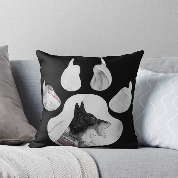 Artikelvorschau, Marmorierte Hundepfote - Eleganter moderner Hund entworfen und verkauft von Zakrytos ★★★★★.