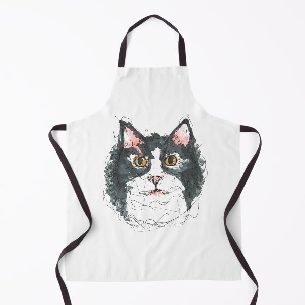 Item preview, Bold Feline Gaze - Micron Pen and Marker Art designed and sold by DipakSonarArt.