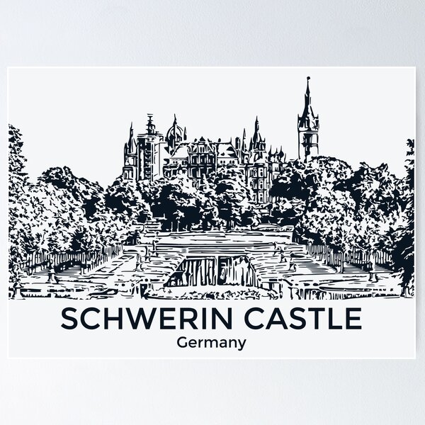 Item preview, Schwerin Castle - Germany designed and sold by Lakeric Cityscapes.