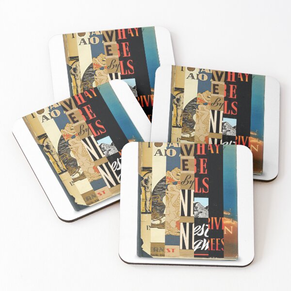 Item preview, Ernest Hemingway - Abstract Book Cover Print - Literary Gift designed and sold by Mr Mustard Prints.