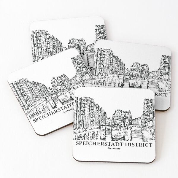 Item preview, Speicherstadt District - Germany designed and sold by Lakeric Cityscapes.