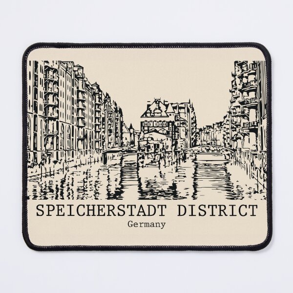 Item preview, Speicherstadt District - Germany designed and sold by Lakeric Cityscapes.