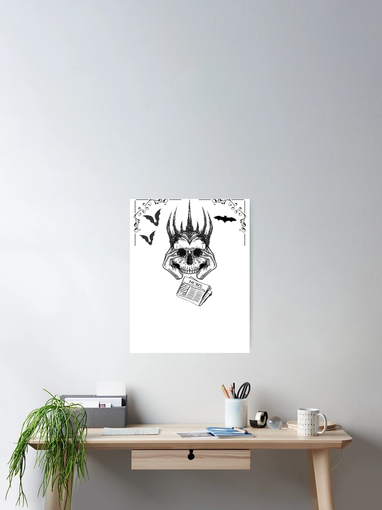 Thumbnail 2 of 3, Poster, Bone Contemplation designed and sold by likeforcode.