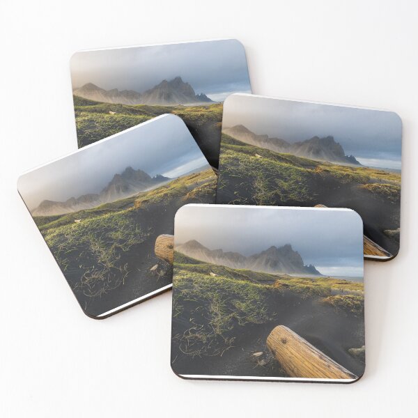 Item preview, Stokksnes and Vestrahorn in Iceland in summer designed and sold by Sonja Birkelbach.