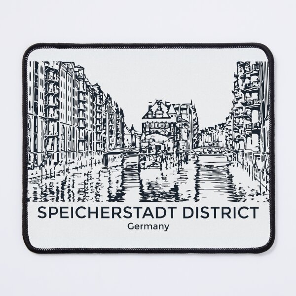 Item preview, Speicherstadt District - Germany designed and sold by Lakeric Cityscapes.