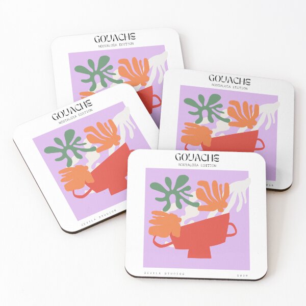 Item preview, Vibrant Cut-Out Harmony – Matisse-Inspired Gouache Art designed and sold by ragtrain.
