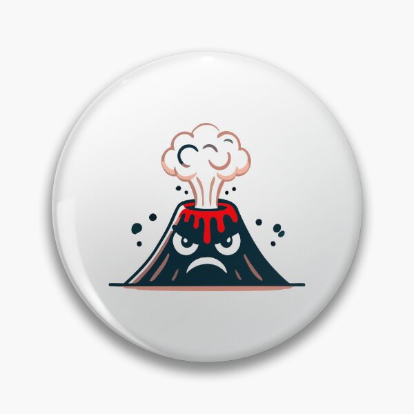Item preview, Angry Volcano Cartoon with Eruption designed and sold by Akioos.