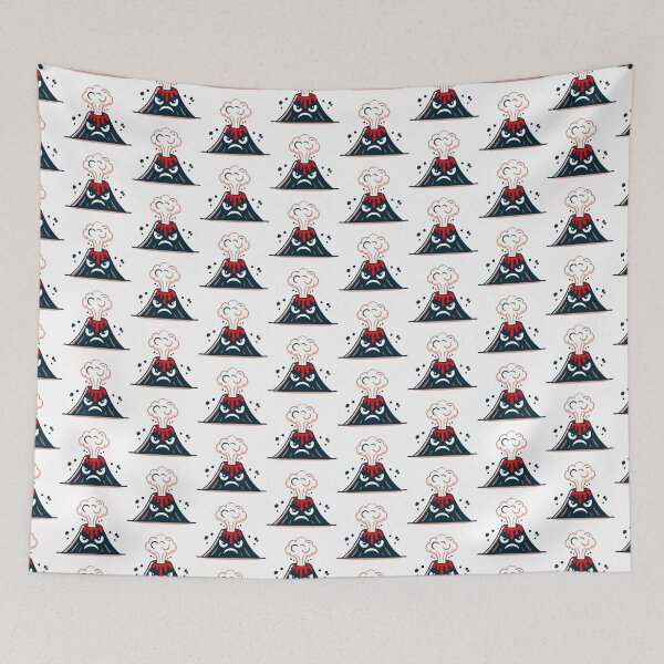 Item preview, Angry Volcano Cartoon with Eruption designed and sold by Akioos.