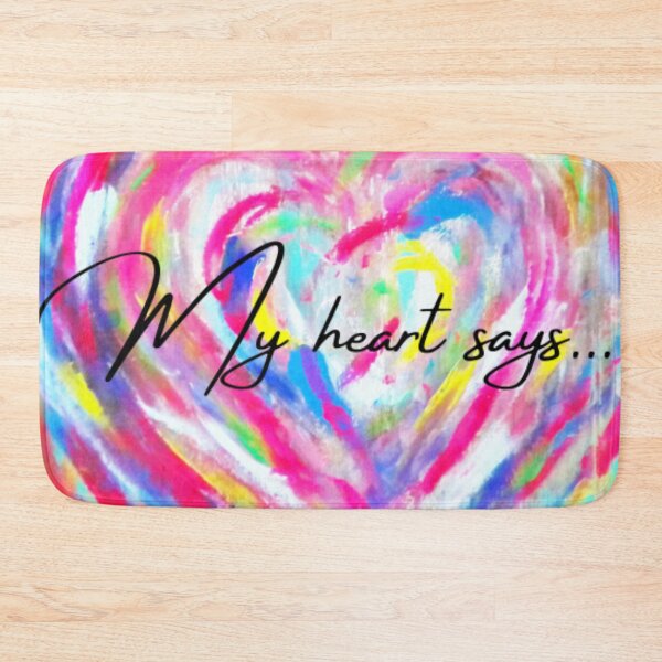 Item preview, 'My heart says...' on Beating Canvas designed and sold by HeArtC888.