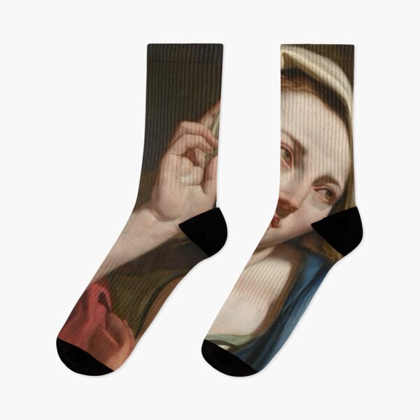 Item preview, Timeless Classical Renaissance Portrait of Emotion and Grace. Devotional Baroque Art By Carraann  designed and sold by CARRAANN.
