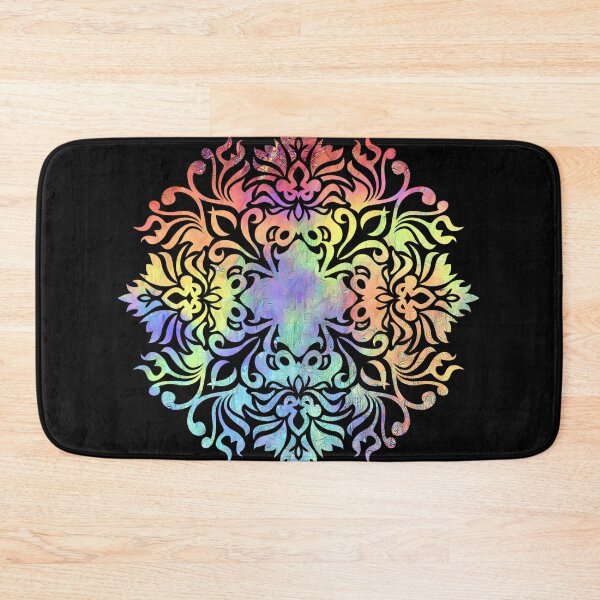 Item preview, Colorful Mandala on Black designed and sold by AnnabellaRh.