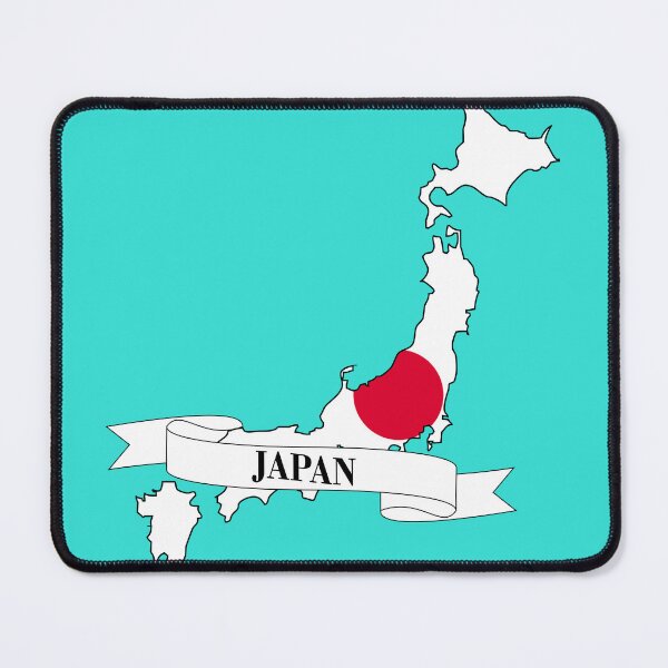 Item preview, Japan flag map designed and sold by visual adventures.