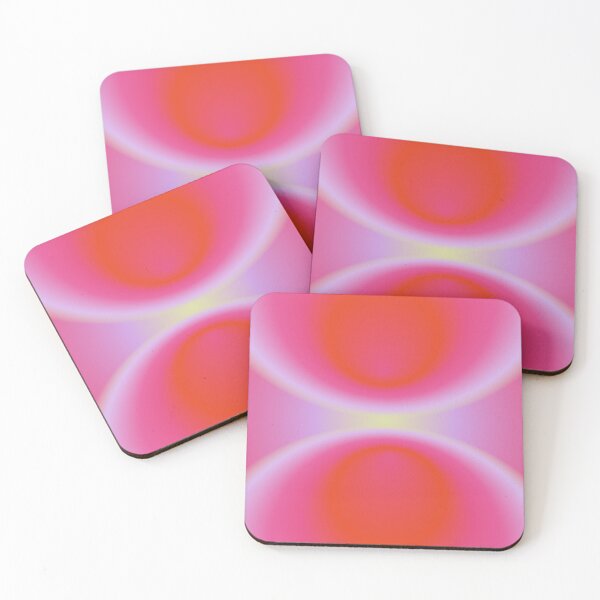 Item preview, Wallpaper Hot pink aura with mint designed and sold by rheabhargava.