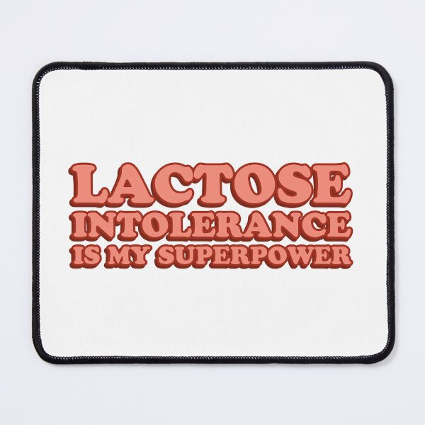 Item preview, LACTOSE INTOLERANCE IS MY SUPERPOWER designed and sold by wordswithfonts.