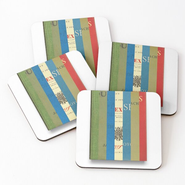 Item preview, James Joyce - Abstract Book Cover Print - Literary Gift designed and sold by Mr Mustard Prints.