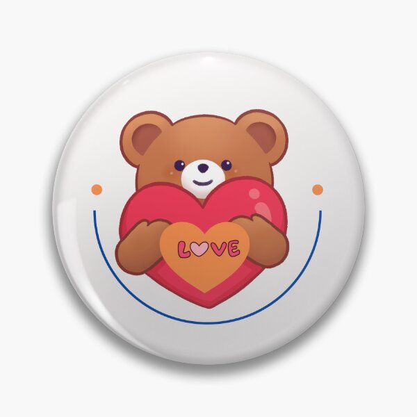 Artikelvorschau, Süßer Bär und Herz zum Valentinstag entworfen und verkauft von LaUnArt.