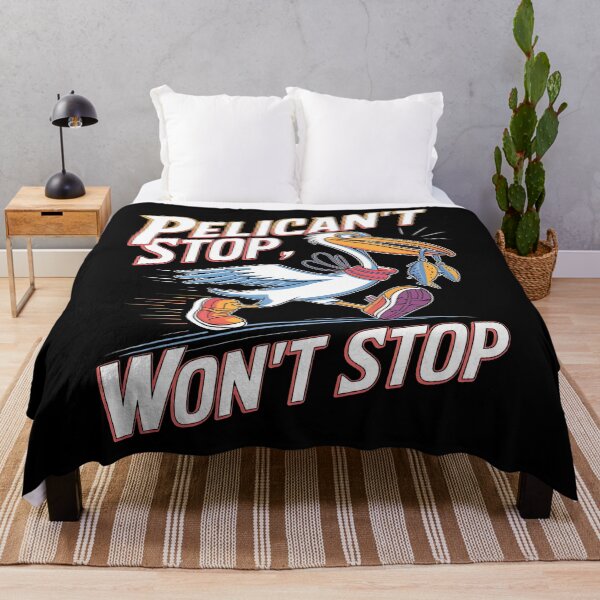 Item preview, Pelican't stop won't stop - Pelicans go for it - Enjoy Pelicans - I love pelicans - Funky pelicans - Pelicans for me - The spirit of pelicans designed and sold by JansenGS.
