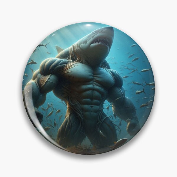 Item preview, MUSCULAR SHARK designed and sold by Dhanista.