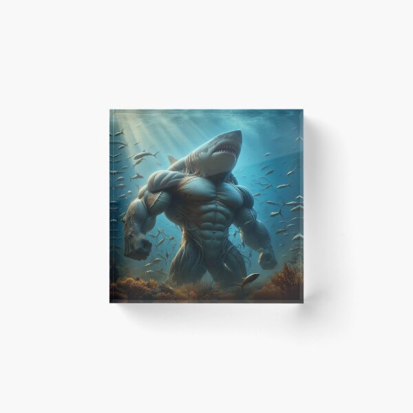 Item preview, MUSCULAR SHARK designed and sold by Dhanista.