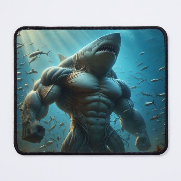 Item preview, MUSCULAR SHARK designed and sold by Dhanista.