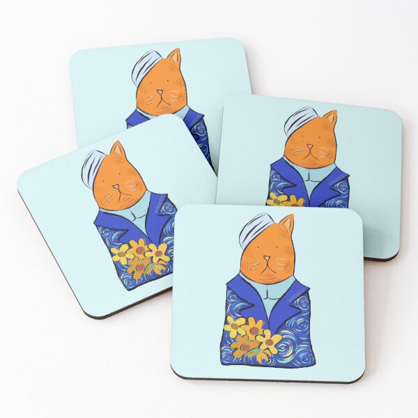 Item preview, Minimal cats: Vincent Van Pawgh  designed and sold by The DayDreamer Cats .