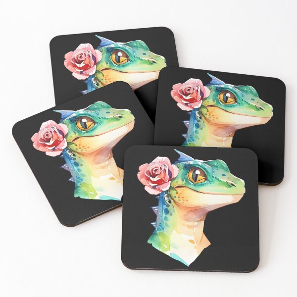 Item preview, Cute Lizard With Rose designed and sold by PlanetMarker.
