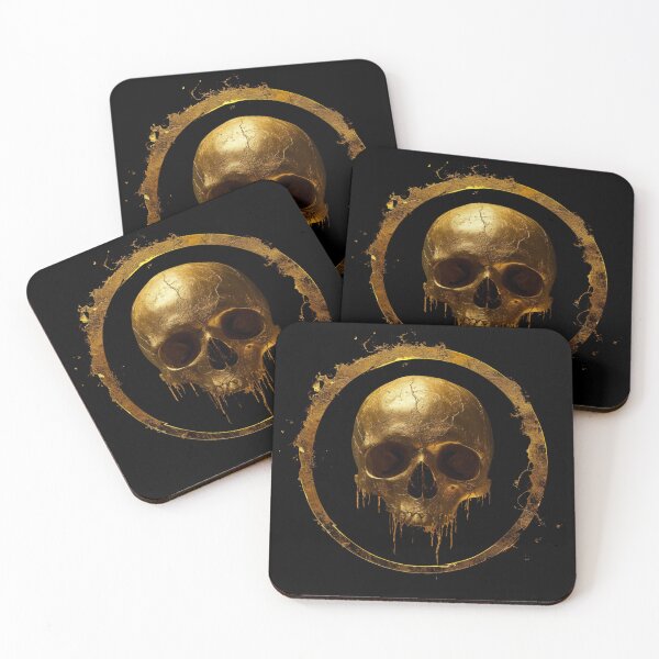 Item preview, golden skull designed and sold by t0une.