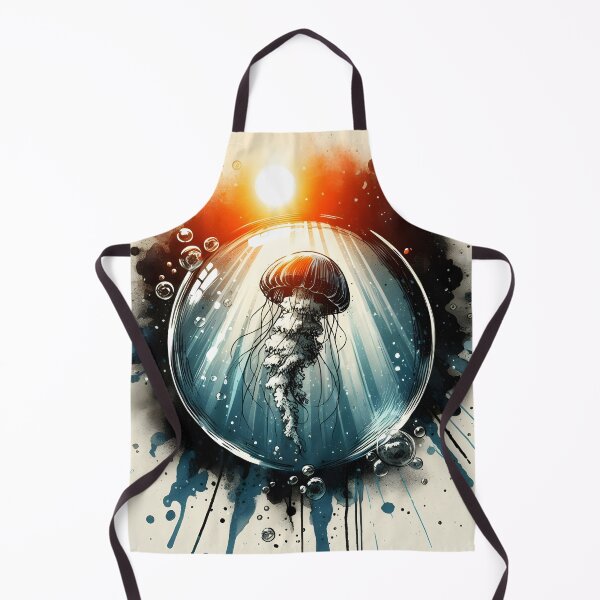 Item preview, Jellyfish and Sun Rays, Ai Generated Art designed and sold by ACC .