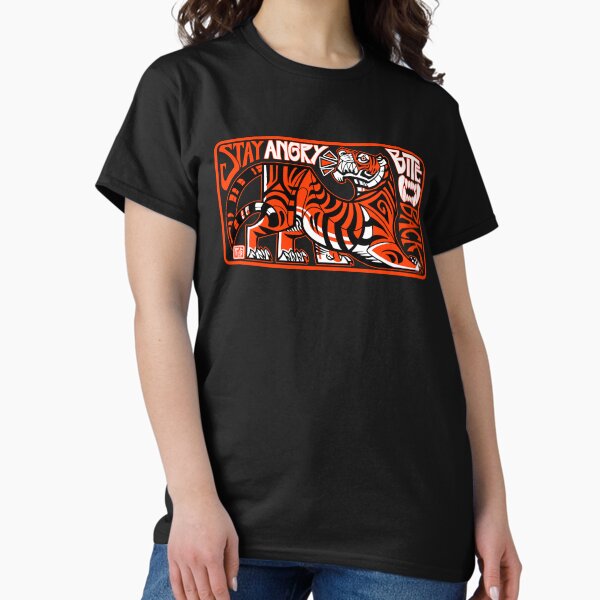 Item preview, Stay Angry, Bite Back (Dark Shirt Variant) designed and sold by PaleoPanthera.