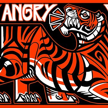 Artwork thumbnail, Stay Angry, Bite Back (Dark Shirt Variant) by PaleoPanthera