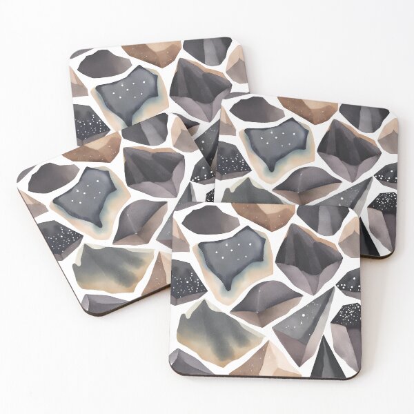 Item preview, Grey crystals pattern designed and sold by Gioia-JJ.