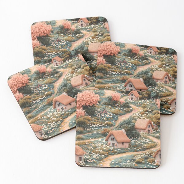 Item preview, Whimsical Cottagecore Seamless Pattern - Spring Meadow  designed and sold by CharmedWonders.