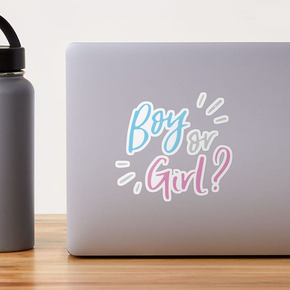 BOY or GIRL Sticker by Kemanciwear