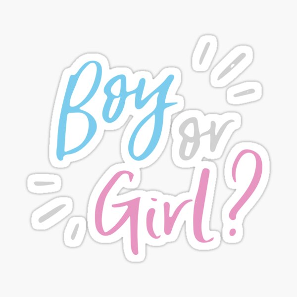 BOY or GIRL Sticker by Kemanciwear